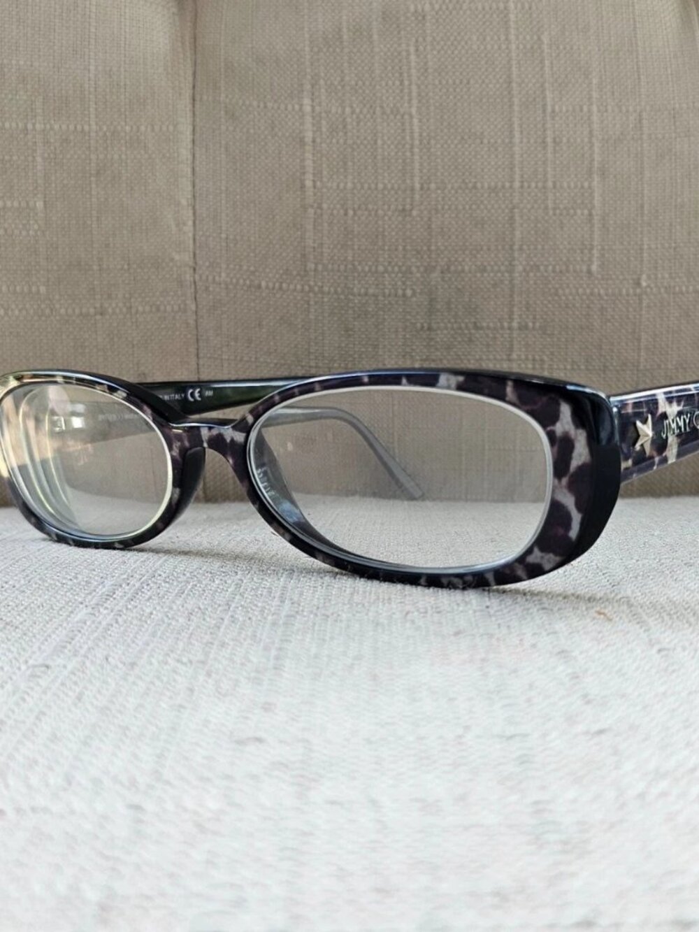 Vintage Jimmy Choo Women Eyeglasses Frame JC37 ZS7 Eyewear Made Italy Frame